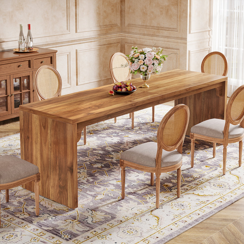 Millwood Pines 78.64-inch Long Dining Table for 6-8, Wooden